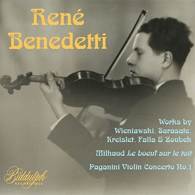 Rene Benedetti - Paganini:Violin Concerto No.1&Columbia Recordings - Import CD