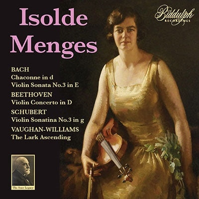 Isolde Menges - Bach:Chaconne/Beethoven:Violin Concerto - Import 2 CD