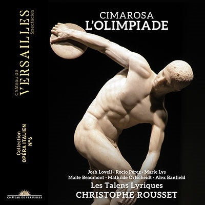 Christophe Rousset  - Cimarosa (1749-1801);l'Olimpiade : Christophe Rousset / Les Talens Lyriques, Josh Lovell, Rocio Perez, Mathilde Ortscheidt, Maite Beaumont, etc (2023 Stereo) - Import 2 CD