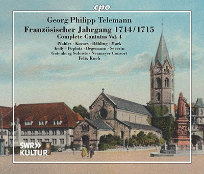 Felix Koch / Neumeyer Consort, Gutenberg Soloists (2CD) Telemann (1681-1767) - Complete Cantatas Vol.4 -Franzosischer Jahrgang - Import 2 CD