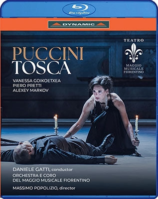 Popolizio, Daniele Gatti / Maggio Musicale Fiorentino, Goikoetxea, Pretti, Markov, etc (2024 Stereo) Puccini (1858-1924) - Tosca - Import Blu-ray Disc