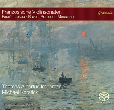 Thomas Albertus Irnberger - Faure / Lekeu / Ravel:Violin Sonata - Import SACD Hybrid