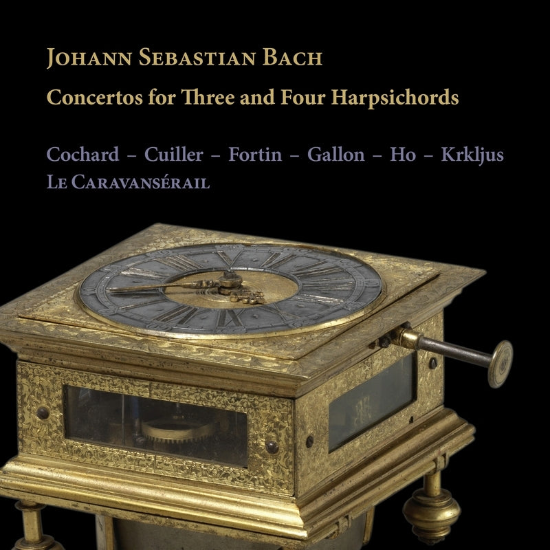Violine Cochar, Bertrand Cuiller, Olivier Fortin, Pierre Gallon, Jean-Luc Oue, Davor Klukrius, Caravanserail. - Bach, Johann Sebastian (1685-1750)Concertos for 3 & 4 Harpsichords - Import CD