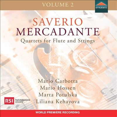 Mario Carbotta - Mercadante:Quartets For Flute And Strings Vol.2 - Import CD