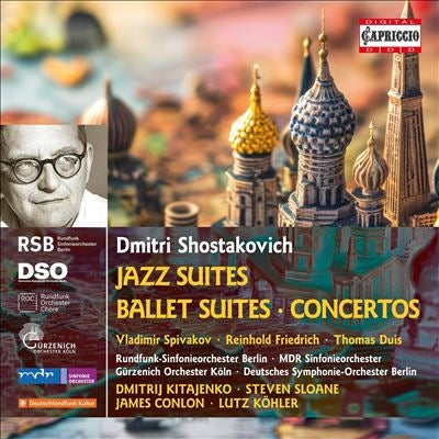 Stephen Sloane, Dmitry Kitayenko - Shostakovich Jazz Suites Nos.1, 2, Ballet Suites, Concertos : Duis(P)Friedrich(Tp)Spivakov(Vn) - Import 3 CD Box Set