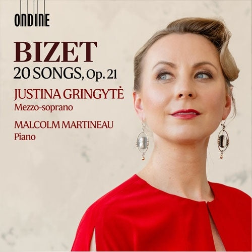 Justina Gringyte 、Malcolm Martineau - Bizet :Melodies Op.21 : Gringyte(Ms)Martineau(P) - Import CD