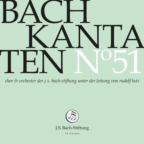 Rudolf Lutz - Bach, Johann Sebastian :Cantatas Vol.51 - Import CD