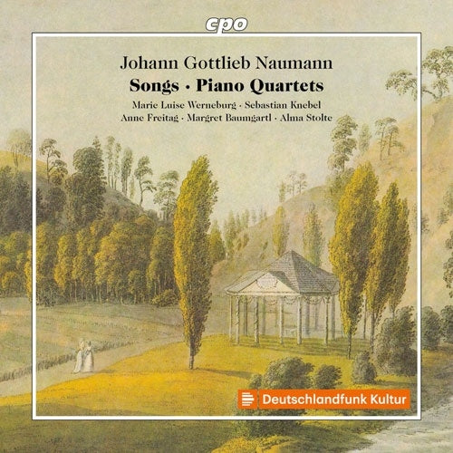 Michael Vergin, St. Gallen Monastery Collegium Instrumentale、Sebastian Knebel - Naumann, Johann Gottlieb :Lieder, Quartets for Piano, Flute, Violin & Cello - Import CD