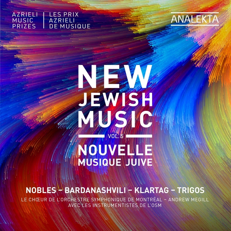 Andrew Megill - New Jewish Music Vol.5 -The Azrieli Music Prizes 2024 : Andrew Megill / Le Choeur de l' Orchestre symphonique de Montreal - Import CD