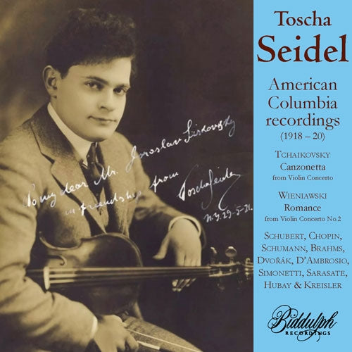 Toscha Seidel - American Columbia Recordings (1918-1921) - Import CD