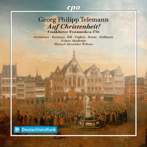 Friedhelm Flamme - Telemann, Georg Philipp :Auf Christenheit! -Frankfurter Festmusiken 1716 : Michael Alexander Willens / Kolner Akademie - Import 2 CD