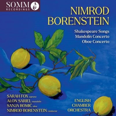 Windsync - Borenstein, Nimrod Shakespeare Songs; Mandolin Concerto; Oboe Concerto : Sarah Fox(S)Alon Sariel(Mandolin)Sanja Romic(Ob)Nimrod Borenstein / English Chamber Orchestra - Import CD