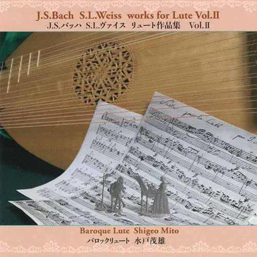 Shigeo Mito - Works for Lute -J.S.Bach & Weiss Vol.2 - Japan CD