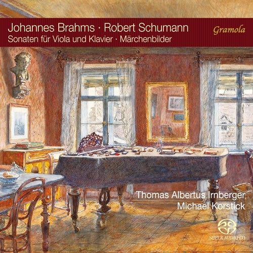 Thomas Albertus Irnberger - Johannes Brahms · Robert Schumann Sonaten für Viola und Klavier · Märchenbilder - Import SACD Hybrid