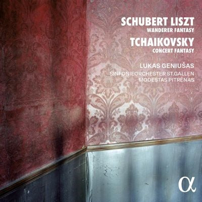 Lukas Geniusas - Schubert：Schubert/Liszt Wanderer Fantasy, Tchaikovsky Concert Fantasy : Modestas Pitrenas / Sinfonieorchester St.Gallen - Import CD
