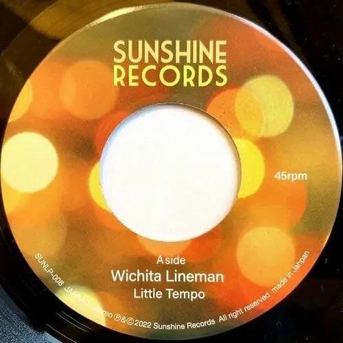 Little Tempo - Wichita Lineman - Japan Vinyl 7 inch Single Record