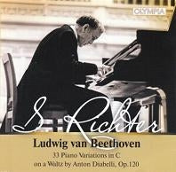 Sviatoslav Richter - Beethoven: 33 Variations on a Waltz by Diabelli, Piano Sonata No.2 Op.2-3 - Import CD