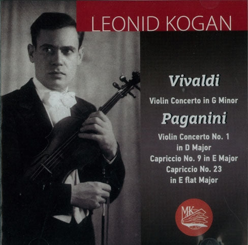 Leonid Kogan, André Vandernoot, Charles Bruck, Grzegorz Oliva - Leonid Kogan's Vivaldi & Paganini - Import CD