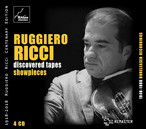 Ruggiero Ricci - Discovered Tapes: Showpieces - Import 4 CD