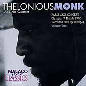 Thelonious Monk - Paris Jazz Concert Vol. 2 - Import CD