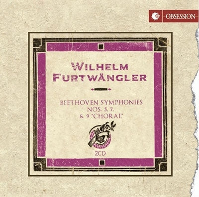 Wilhelm Furtwangler / Berlin Philharmonic. Beethoven - Symphonies Nos.5, 7, 9 - Import 2 CD Limited Edition