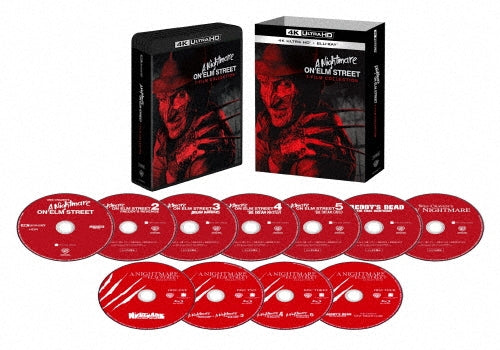 Movie - A Nightmare On Elm Street 7-Film Collection - Japan 4K Ultra HD Blu-ray Disc x7+4Blu-ray Disc Box Set