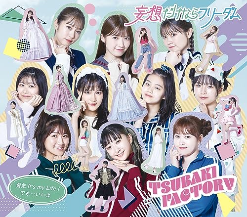 Tsubaki Factory - Yuuki It's My Life!/Mousou Dake Nara Freedom/Demo...Iiyo - Japan Type-B CD single