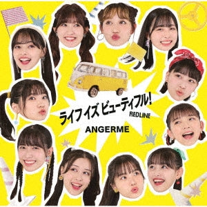 Angerme - Red Line / Life Is Beautiful!  - Japan CD+Blu-ray Disc / Type BLimited Edition