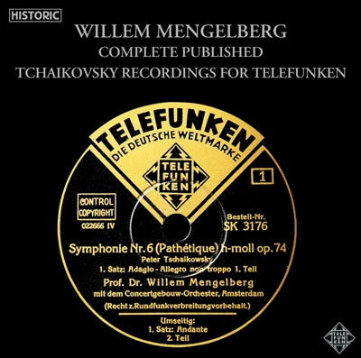Willem Mengelberg - Tower Classic - Japan 4 CD Limited Edition