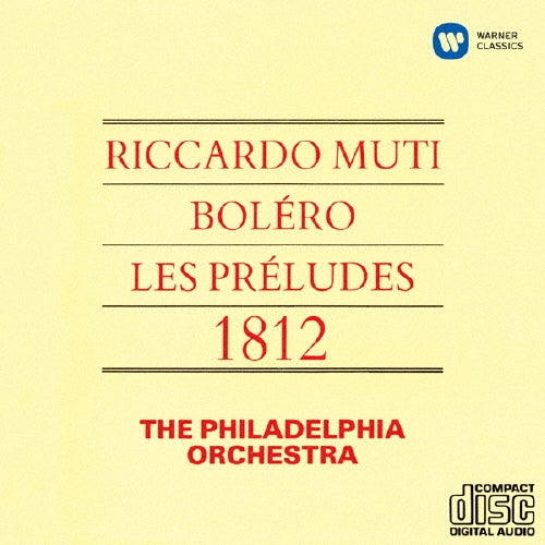 Riccardo Muti - Ravel: Bolero. Les Preludes 1812 - Japan CD