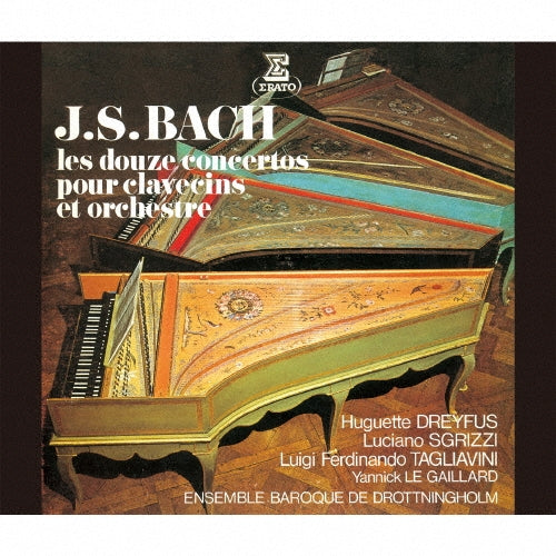 Huguette Dreyfus, Luigi Ferdinando Tagliavini (Harpsichord), Luciano Sgrizzi, Yannick Le Gaillard (Harpsichord) - J.S. Bach: LES DOUZE CONCERTOS POUR CLAVECINS ET ORCHESTRE(reissue) - Japan 3 CD