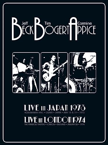 Beck, Bogert & Appice - Live In Japan 1973, Live In London 1974 - Import 4 CD Box Set