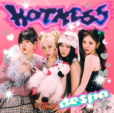 Aespa - Hot Mess - Japan CD+Poster+Trading Card+Logo Sticker