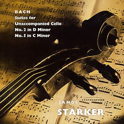 Janos Starker - BACH Suites for Unaccompanied Cello No. 2 in D Minor No. 5 in C Minor - Japan 2 SACD Hybrid Digipak Limited Edition