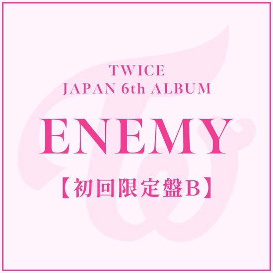TWICE - ENEMY - Japan Type-B CD + 3 folded posters + 3 cut photos + stickers + lyrics booklet + trading cards