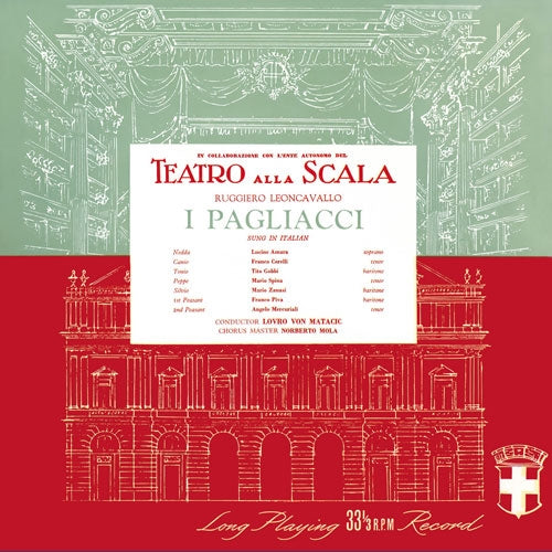Lovro Von Matacic、Orchestra del Teatro alla Scala、Franco Corelli、Lucine Amara、Tito Gobbi - Ruggiero Leoncavallo I Pagliacci - Japan SACD Hybrid Digipak Limited Edition