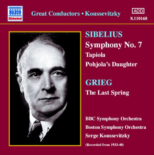 Sibelius (1865-1957) - Sym.7, Orech.works: Koussevitzky / Bbc.so, Bso +grieg - Import CD