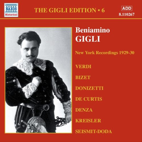 Bennamino Giuri - Beniamino Gigli: Gigli Edition Vol.6-ny Recordings 1929-1930 - Import CD