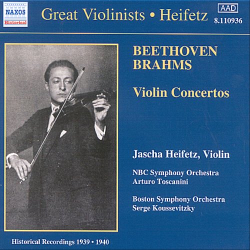 Beethoven / Brahms - Violin Concerto: Heifetz(Vn)toscanini / Nbc.so, Koussevitzky / Bso - Import CD