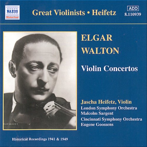 Elgar / Walton - Violin Concerto: Heifetz(Vn)sargent / Lso, Goossens / Cincinnati.so - Import CD