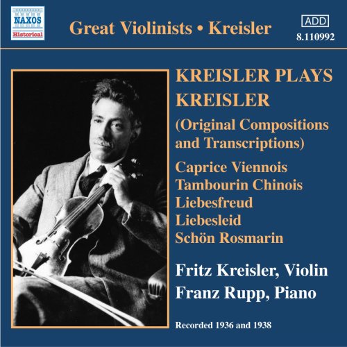 Kreisler (1875-1962) - Kreisler Plays Kreisler: Kreisler(Vn) - Import CD
