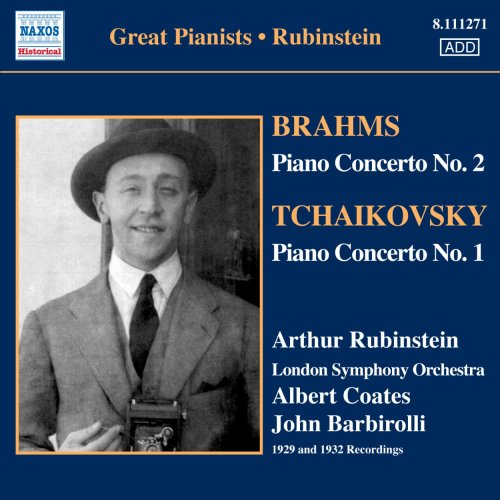 Brahms (1833-1897) - Piano Concerto.2: Rubinstein(P)A.coates / Lso +tchaikovsky: Concerto.1: Barbirolli / - Import CD