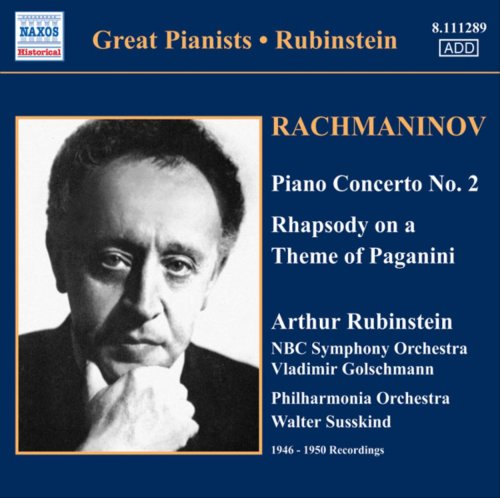 Rachmaninov, Sergei (1873-1943) - Piano Concerto, 2, Paganini Rhapsody: Rubinstein(P)Golschmann / Susskind / - Import CD
