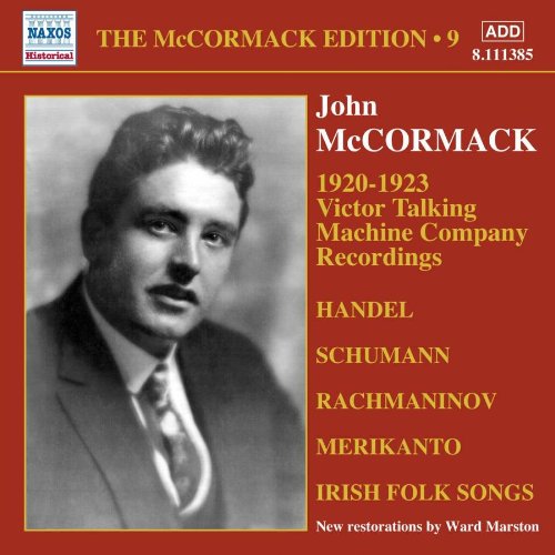 John McComack - Mccormack : Vol.9 -Victor Talking Machine Company Recordings 1920-1923 - Import CD