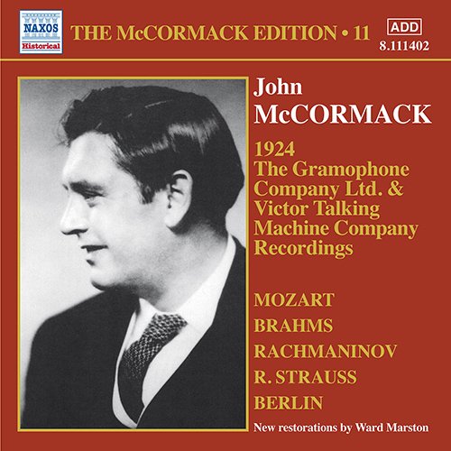 John McCormack - McCormack Edition Vol.11 -Gramophone & Victor Talking Machine Company Recordings 1924 - Import CD