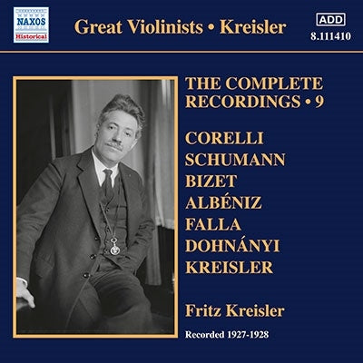 Fritz Kreisler, Karl Ramson, Hugo Chrysler, Mikhail Lauenstein -  Fritz Kreisler : Complete Recordings Vol.9 (1927-1928) - Import CD