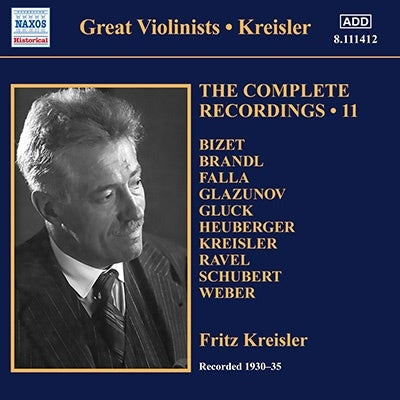 Fritz Kreisler -  Kreisler: Complete Recordings Vol.11 (1930-1935) - Import CD