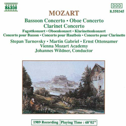 Mozart (1756-1791) - Concertos For Winds: Turnovsky(Fg)gabriel(Ob)ottensamer(Cl)wildner / - Import CD