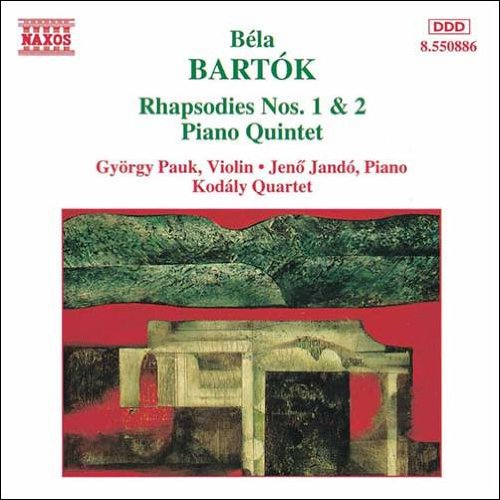 Bartok (1881-1945) - Rhapsody.1, 2, Piano Quintet: パウク, ヤンド-, Kodaly.q - Import CD