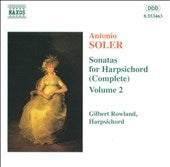 Gilbert Rowland - Soler: Harpsichord Sonatas, Vol. 2 - Import CD